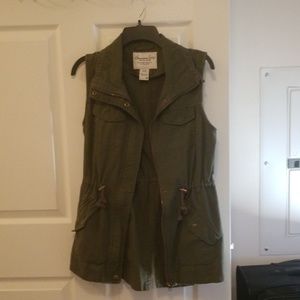 American Rag Dark Green Utility Vest